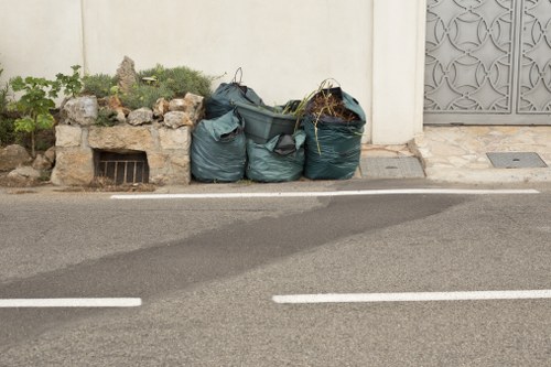 Beautifully maintained garden with clean waste removal
