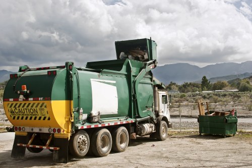 Skip hire service assisting with waste disposal in Canary Wharf